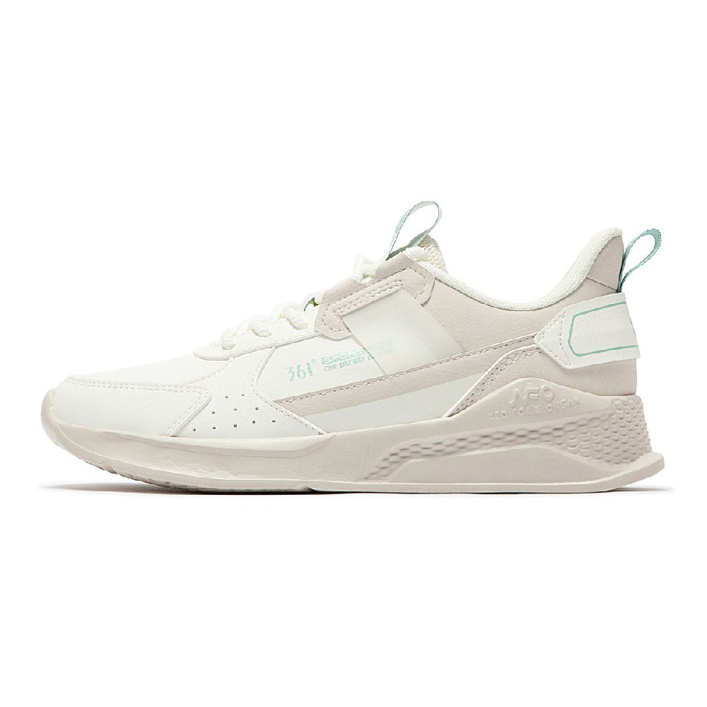 361° Anti-Slip And Wear-Resistant Lightweight Low-Top Casual Shoes Women's Ecru