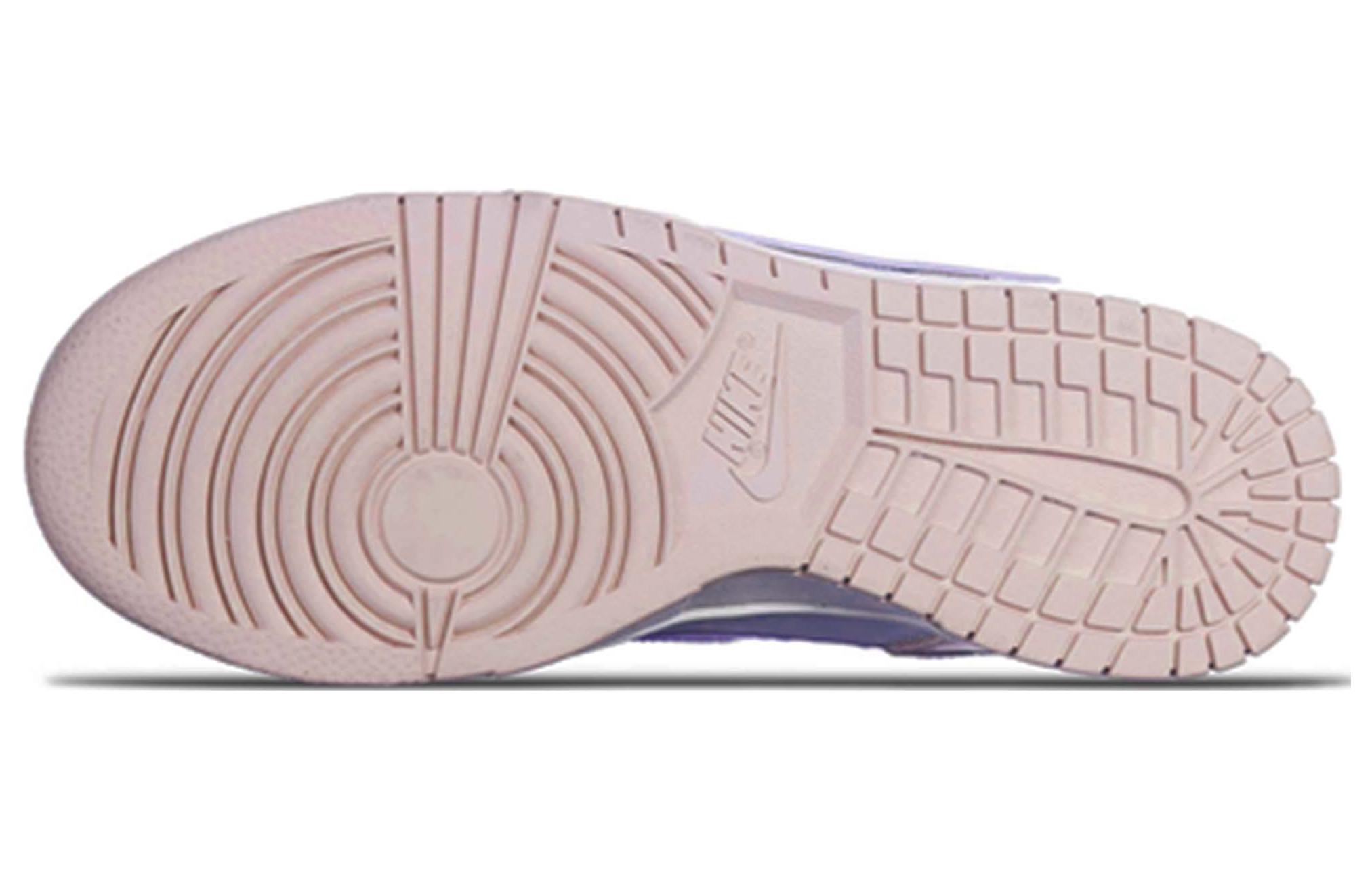 Nike Dunk Low Anti-Slip And Wear-Resistant Lightweight Low-Top Skateboard Shoes Women's Pink White Yellow