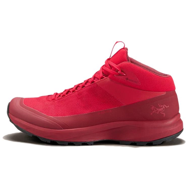 Arcteryx Aerios Mid Gt Cushioning Wear-Resistant Mid-Top Hiking Shoes Unisex Red