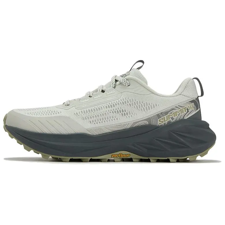 361° Yushan 3 Abrasion Resistant Breathable Rebound Low top Mountaineering Shoes Men's Antarctic Gray Smoke Gray