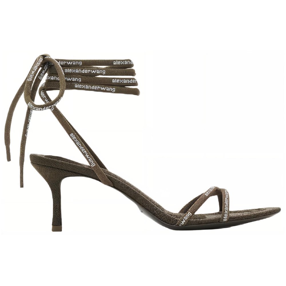 Alexander Wang Heli One Strap Sandals 6.5cm Women's Army Green