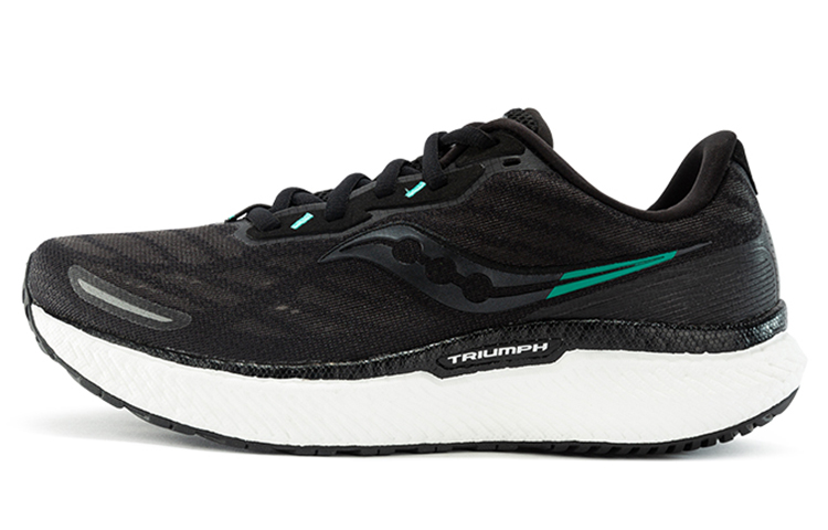 saucony Women's Triumph 19 Wide 'Black White'