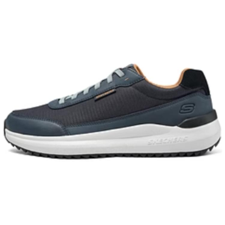 Skechers SKECHERS MENS USA Breathable Support Rebound Low-Top Casual Running Shoes Men's Blue