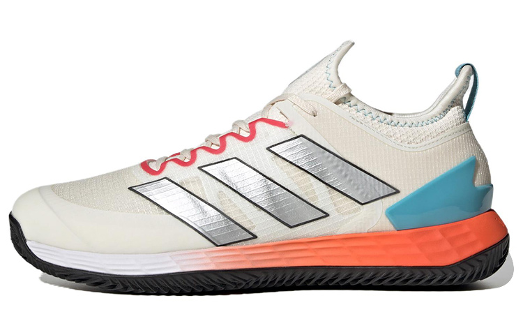 Adidas Adizero Ubersonic 4 Clay Court Tennis Shoes 'White Silver Metallic Preloved Blue'