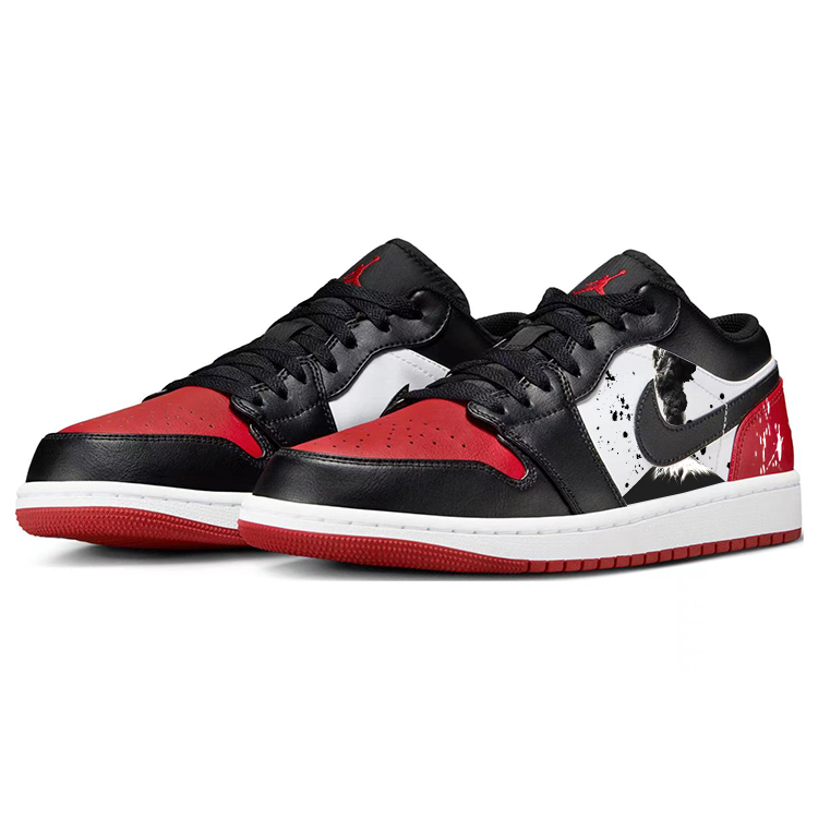 Jordan Air Jordan 1 Vintage Basketball Shoes Men's Low top Red/White