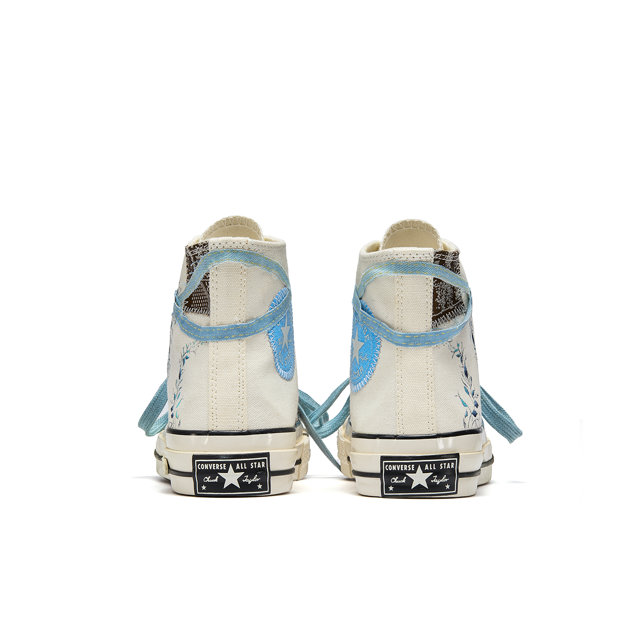 Converse Chuck 70 Freedom Panda Zilan Wear resistant And Lightweight High Top Canvas Shoes Unisex White Blue купить в интернет-магазине Yoocart с быстрой доставкой по России.