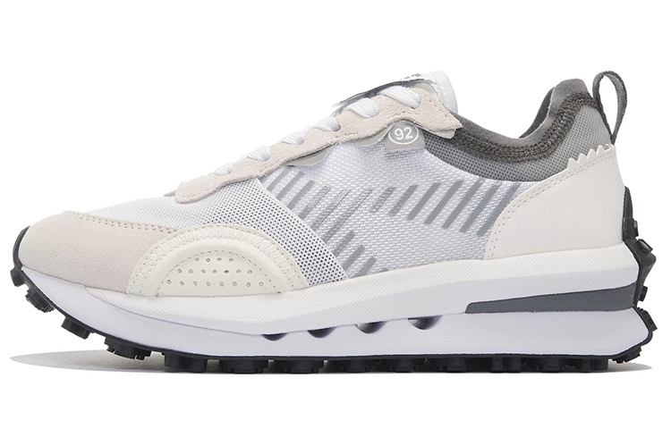 LiNing Square Circle V2 Square Round V2 Anti Slip Wear Resistant Low Top Sports Casual Shoes Women's Gray White
