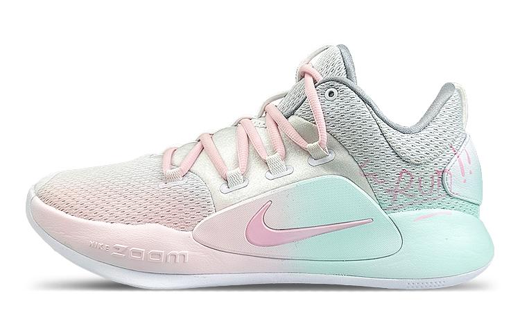 Nike Hyperdunk X Low 10 Cushioned Slip-Resistant Low-Top Basketball Shoes Men's Pink Green