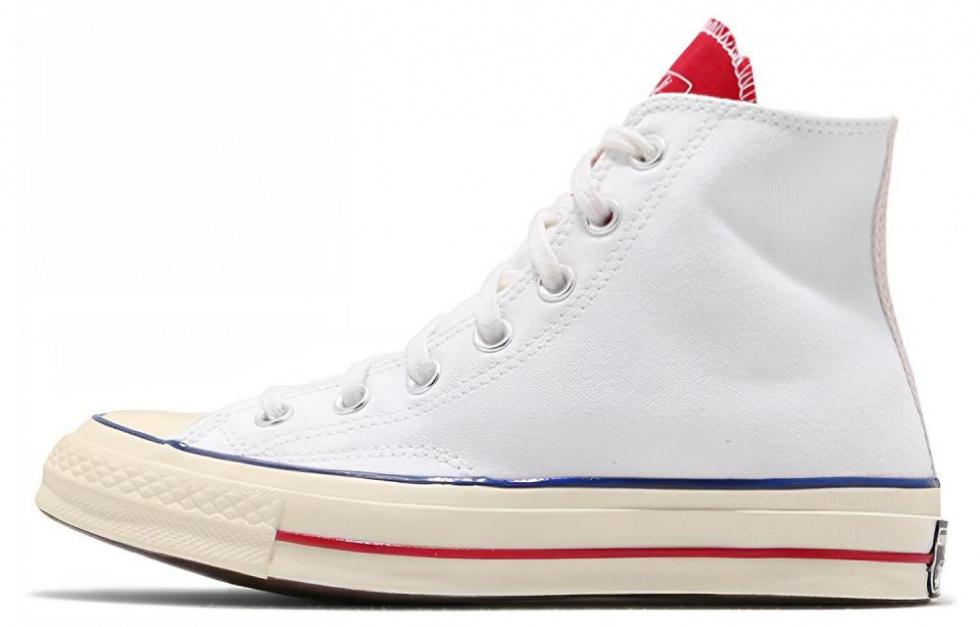 Converse Chuck Taylor All Star 70 Hi Twisted Tongue White Red