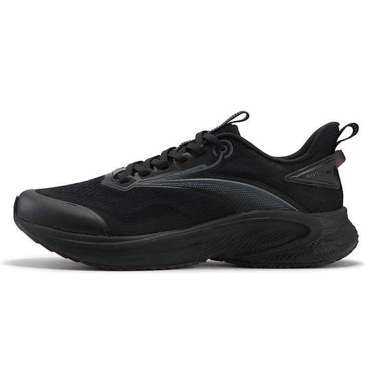 361° Speed Cushioning Lightweight Low-Top Casual Running Shoes Men's Obsidian Black