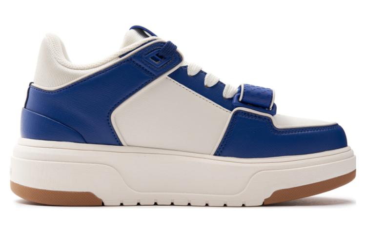 MLB Chunky Liner Cushioning, Wear Resistant Mid Top Skateboard Shoes Unisex Blue