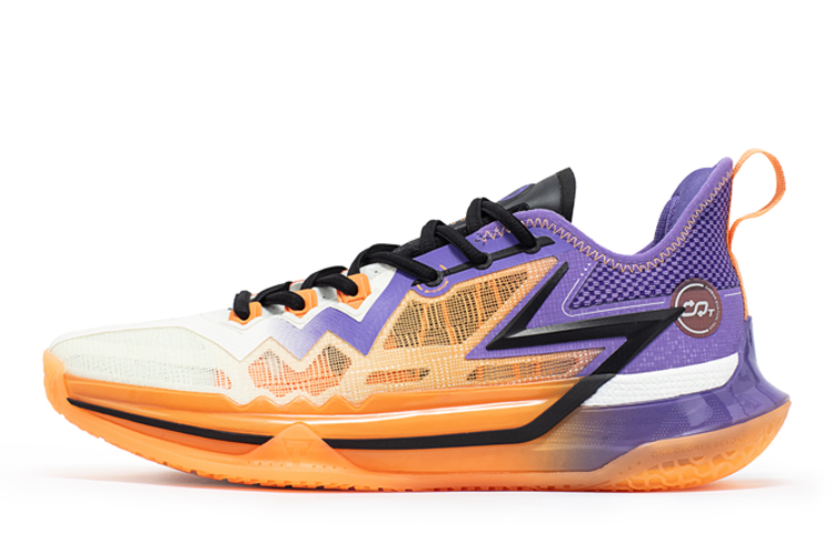 361° Big 3 Future CQT Cushioning Anti-Slip And Wear-Resistant Low-Top Basketball Shoes Men's Purple