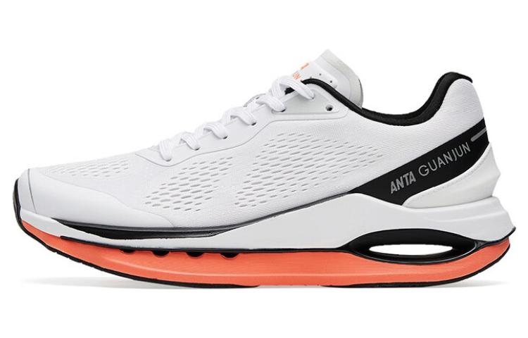 Anta Star Ring Elite Cushioned Slip-Resistant Abrasion-Resistant Low-Top Running Shoes Men's White Black