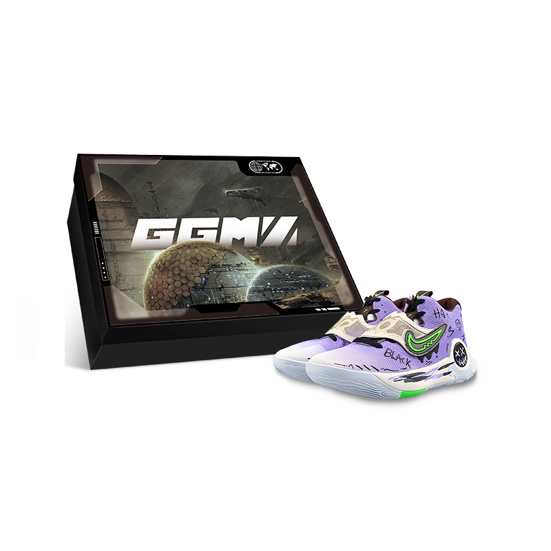Nike KD Trey 5 X Abrasion Resistant Low Top Basketball Shoes Men's White Green Purple