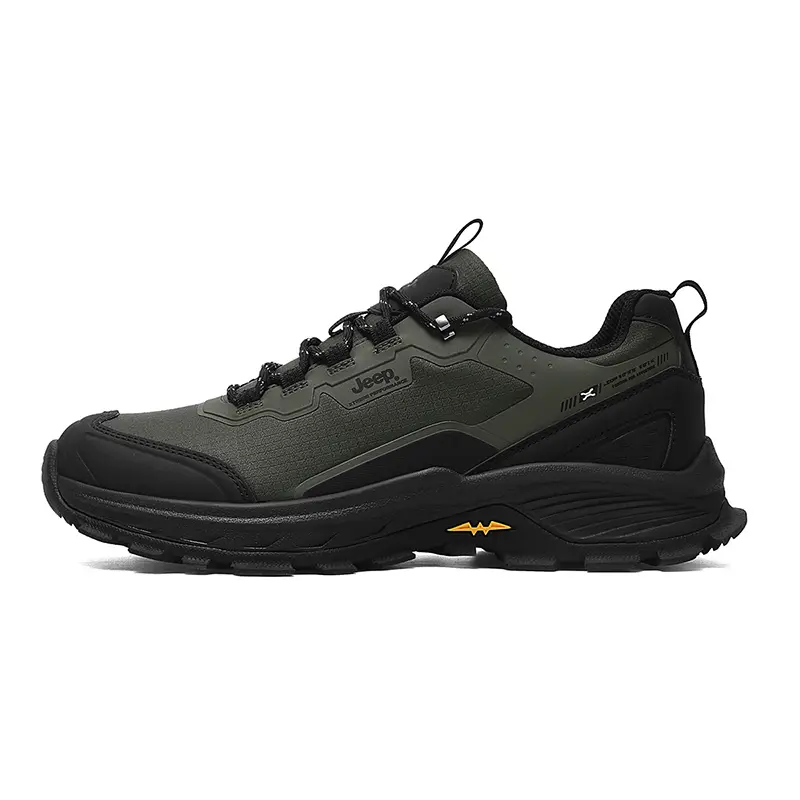 Jeep Low Top Hiking Shoes Men's Army Green