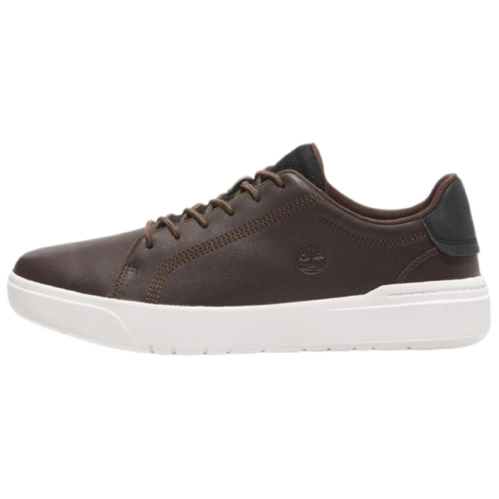 Timberland Anti-Slip Wear-Resistant Low-Top Casual Shoes Men's Dark Brown