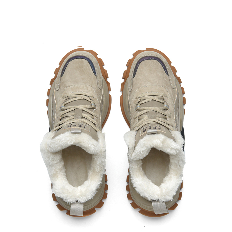 JEEP SPIRIT Thermal Abrasion Resistant Snow Boots Men's Sandstone купить в интернет-магазине Yoocart с быстрой доставкой по России.