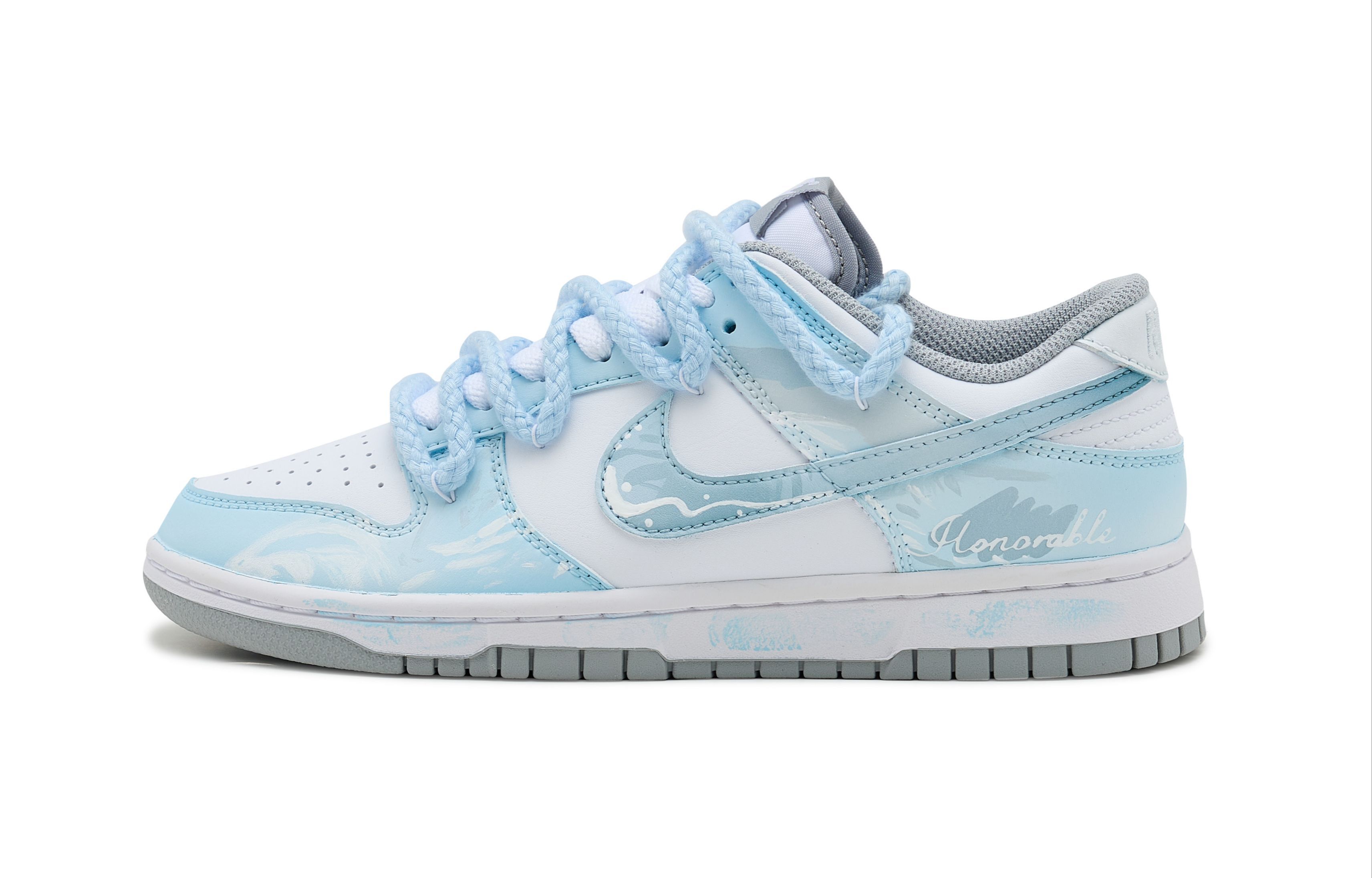Nike Dunk Island Journal SAML Low top Skateboard Shoes Unisex Sky Blue