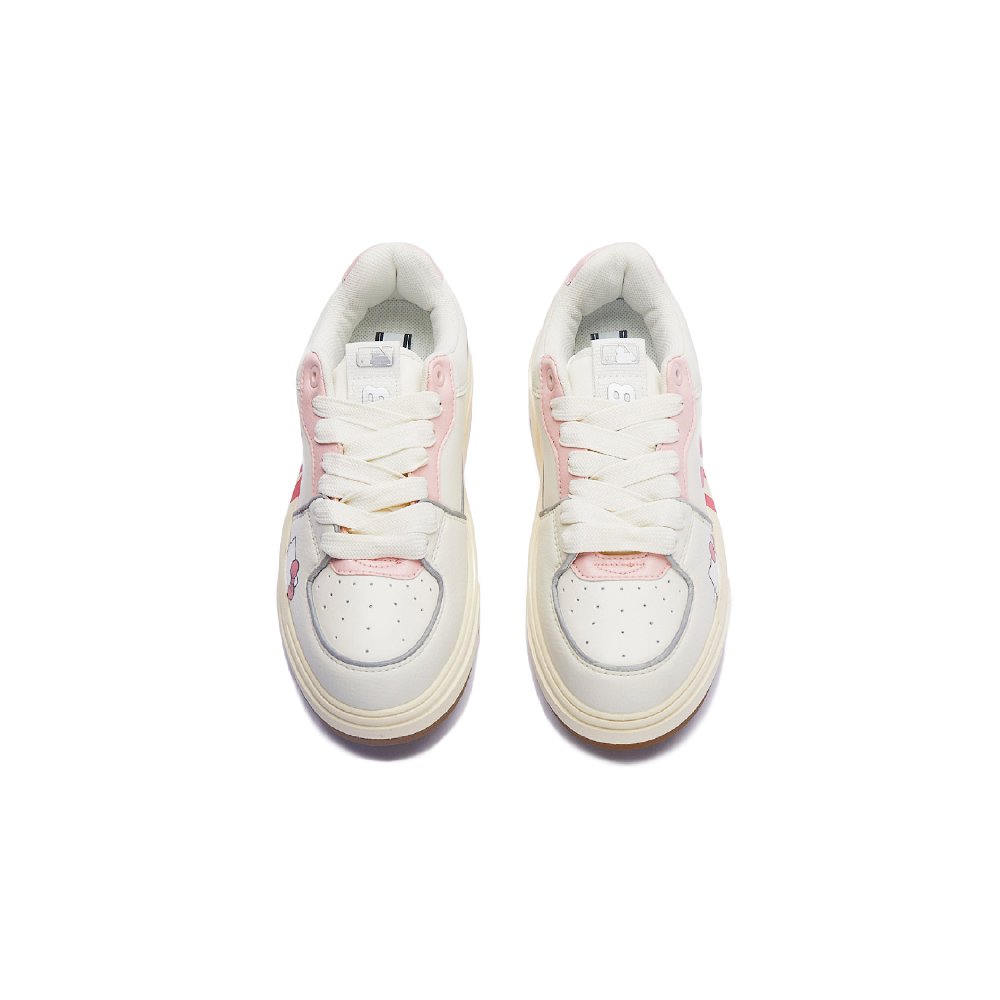 MLB Chunky Liner Skateboard Shoes Unisex Low-Top White/Pink
