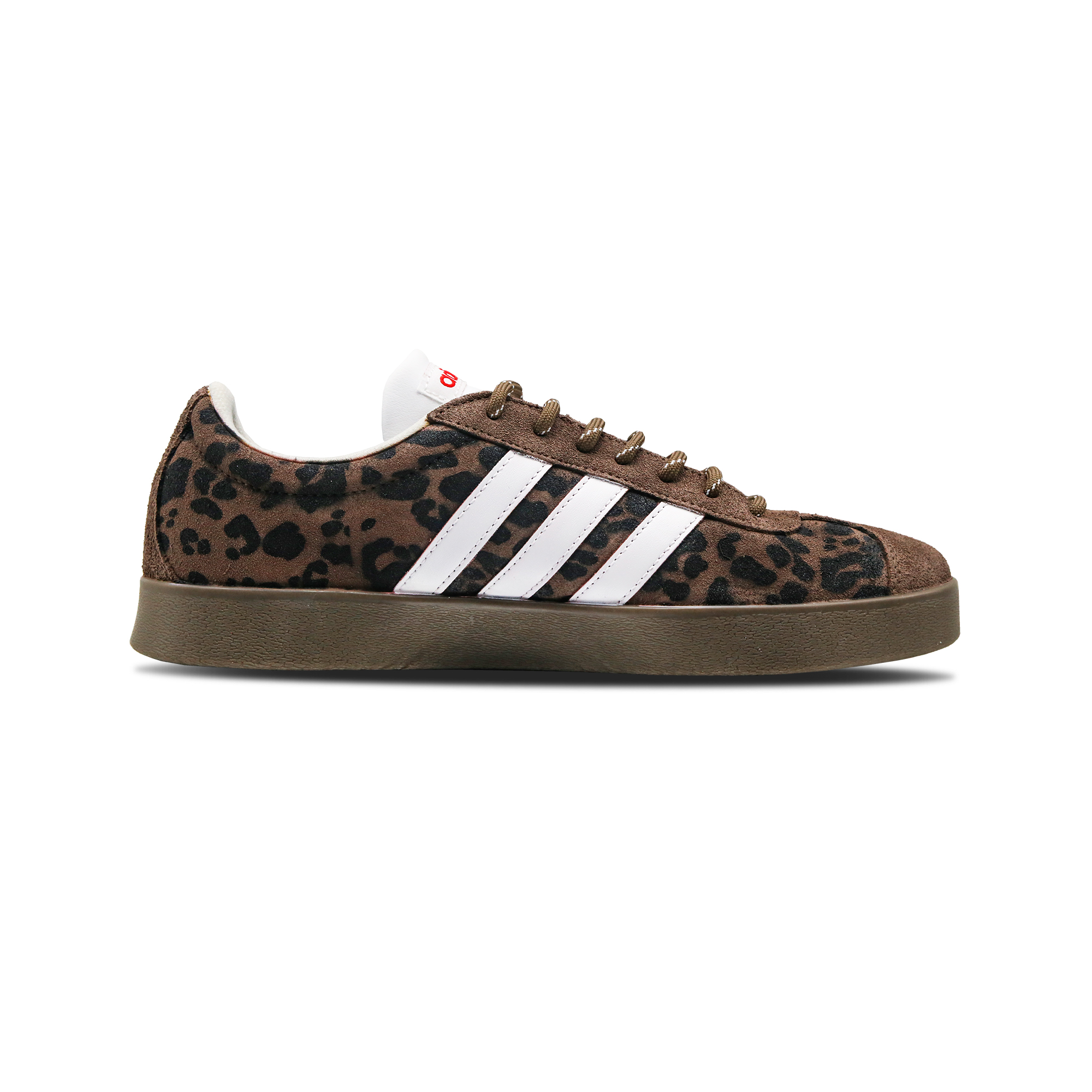 Adidas VL COURT 2.0 Swift Shadow Emblem Abrasion Resistant Low Top German Army Trainers Unisex Brown Black