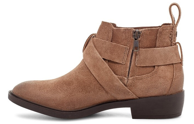 UGG Wylma Low Heels Short Boots Coffee Women's