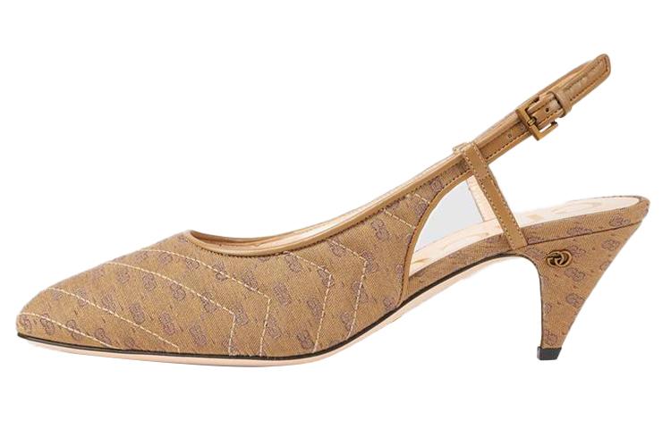 GUCCI Mini Double G Sling Back Pumps