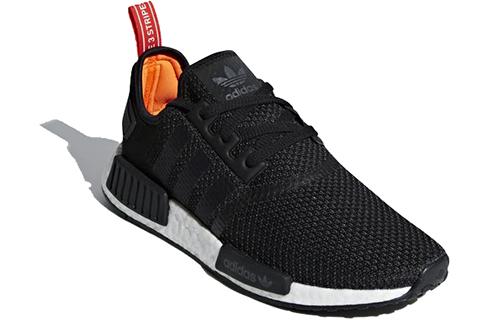 Adidas Nmd R1 Core Black Solar Orange купить в интернет-магазине Yoocart с быстрой доставкой по России.