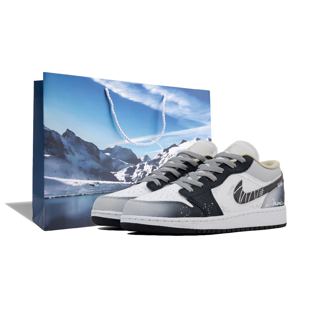 Jordan Air Jordan 1 Vintage Basketball Shoes Unisex Low Top White