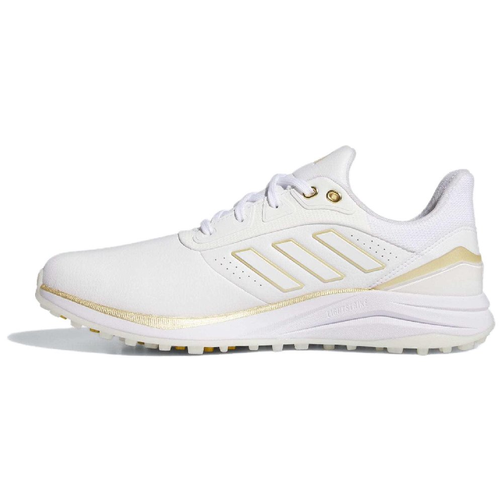 Adidas SOLARMOTION 24 Anti-Slip Wear-Resistant Low-Top Golf Shoes Men's White Gold
