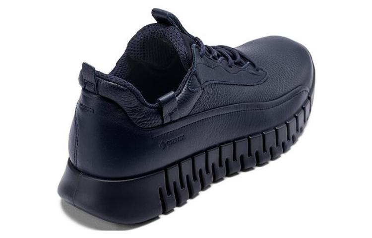 Ecco Low Top Casual Shoes Men's Midnight Blue