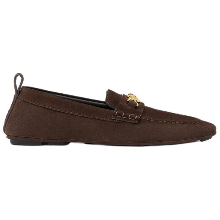 VERSACE Medusa '95 Villa Loafers Men's Brown