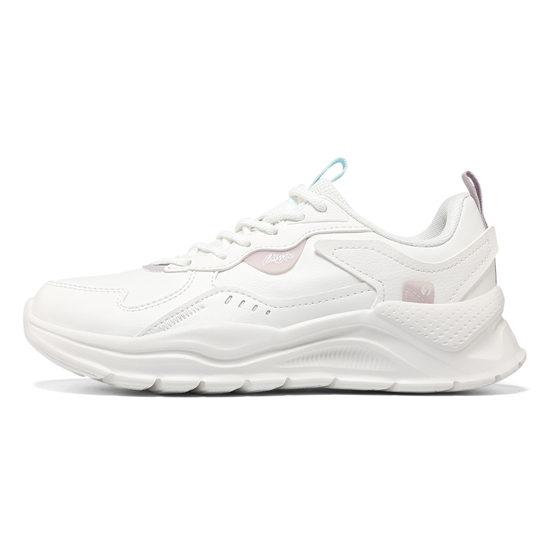 361° Cushioning Anti-Slip And Wear-Resistant Low-Top Casual Shoes Women's White Purple