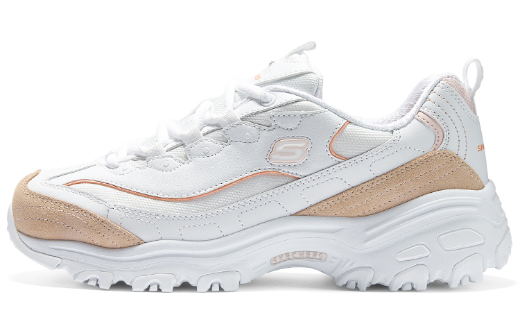 Skechers D'LITES 1.0 Wear-Resistant Support Height Increasing Low-Top Chunky Sneakers