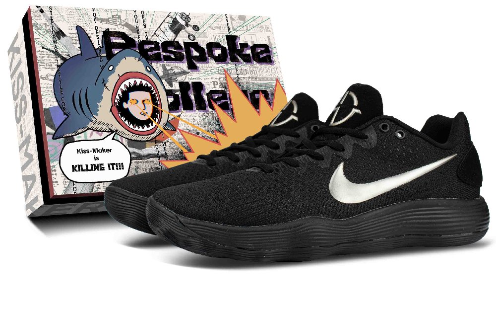 Nike Hyperdunk 2017 Shock Absorbers Low Top Basketball Shoes Men's Black