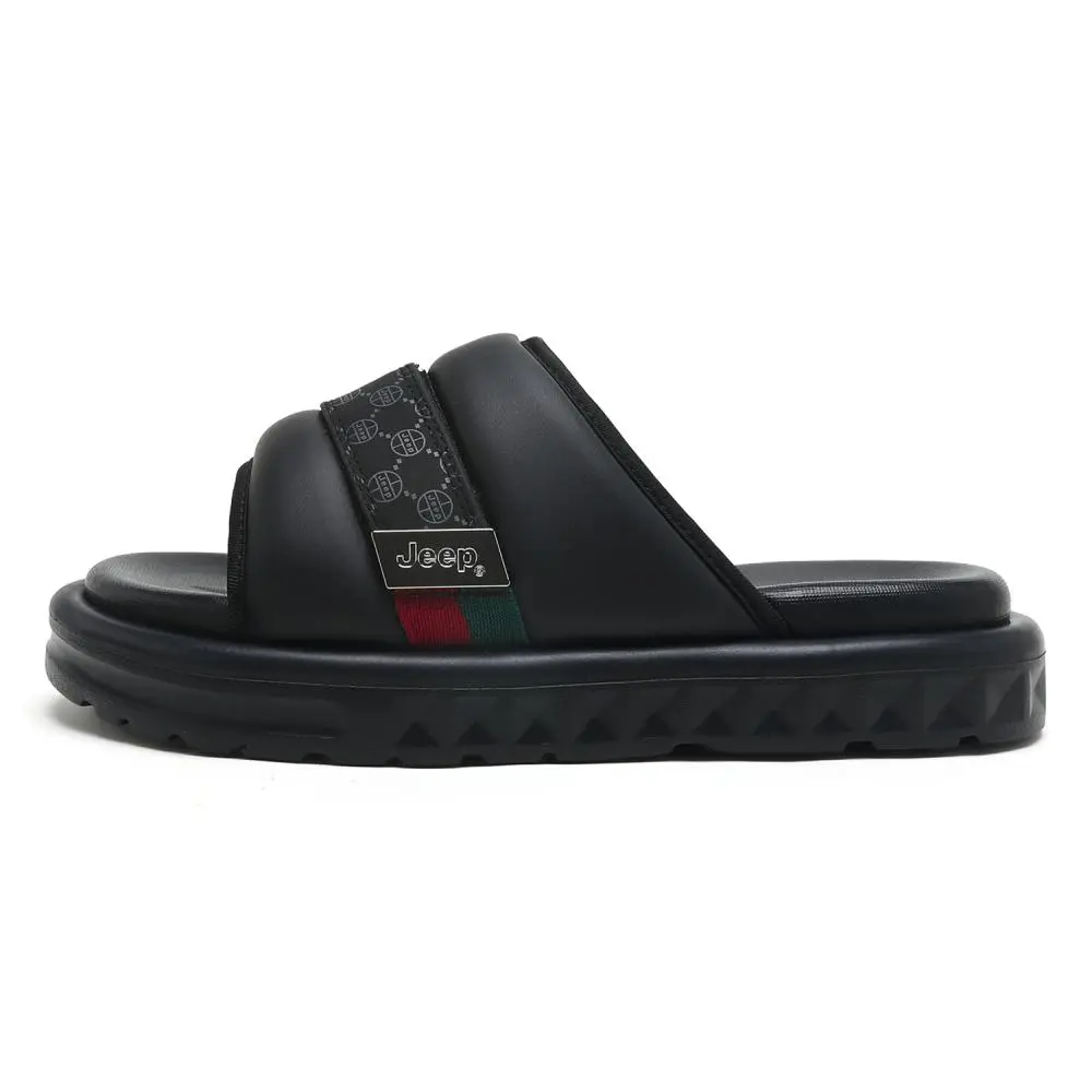 Jeep EVA Slide Slippers Men's Black