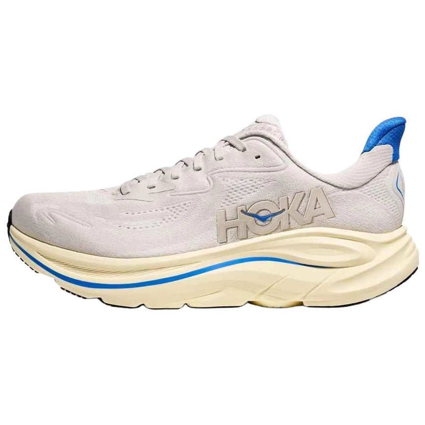 HOKA ONE ONE CLIFTON 10 Abrasion Resistant Breathable Running Shoes Men's Beige