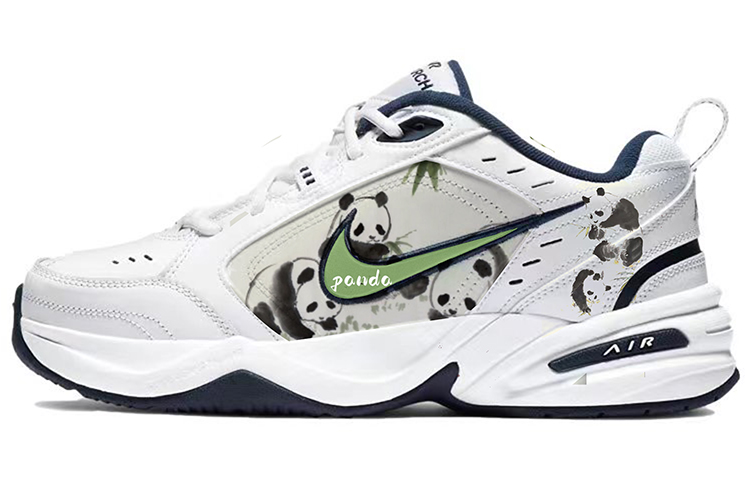 Nike Air MONARCH 4 Толстоподошвенные кроссовки Low Top Белые Унисекс