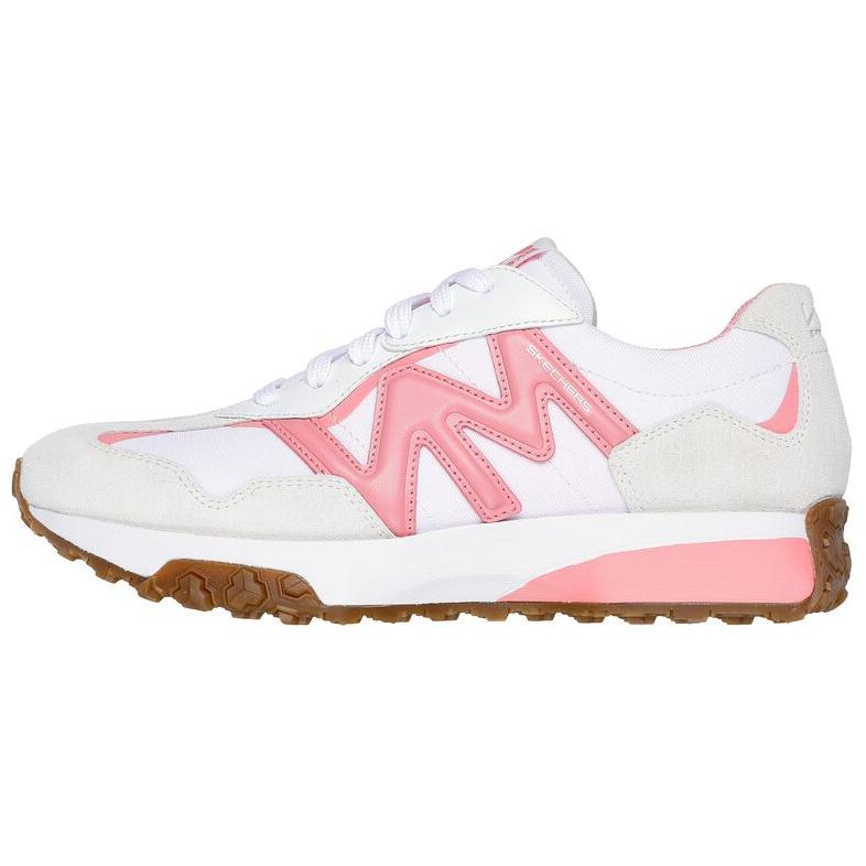 Skechers MARK NASON Low Top Casual Running Shoes Women's White Pink