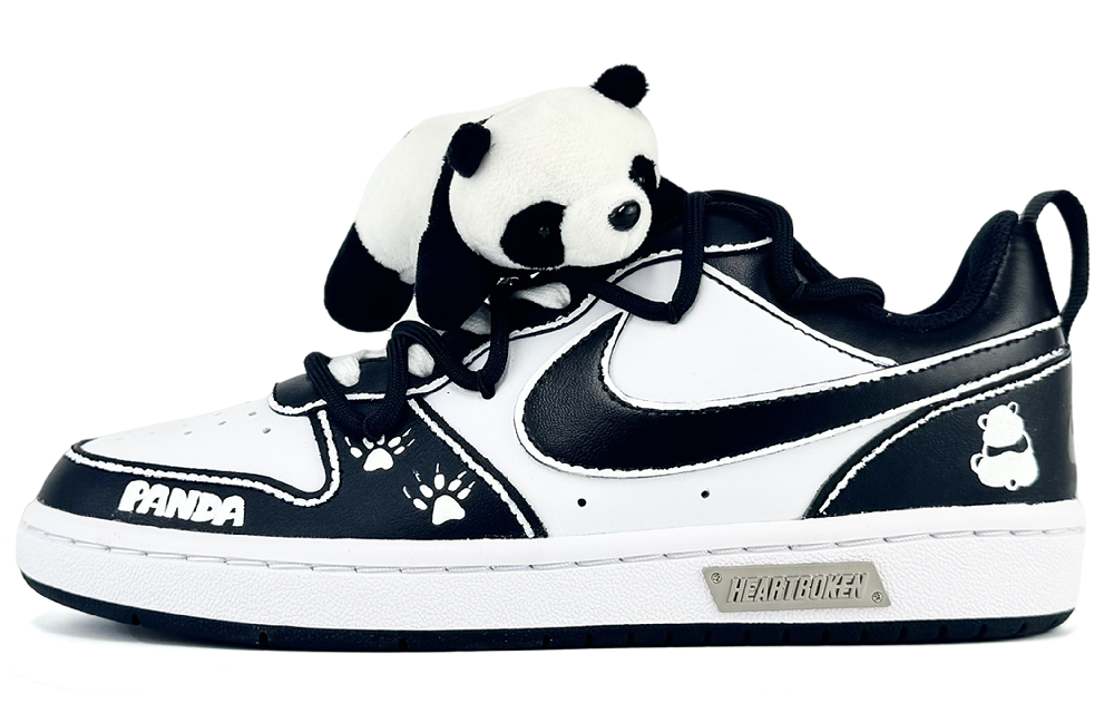Nike Court Borough Skateboard Shoes Women's Low-Top White