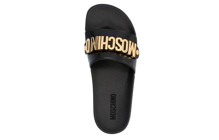 MOSCHINO Lettering Logo Slides купить в интернет-магазине Yoocart с быстрой доставкой по России.