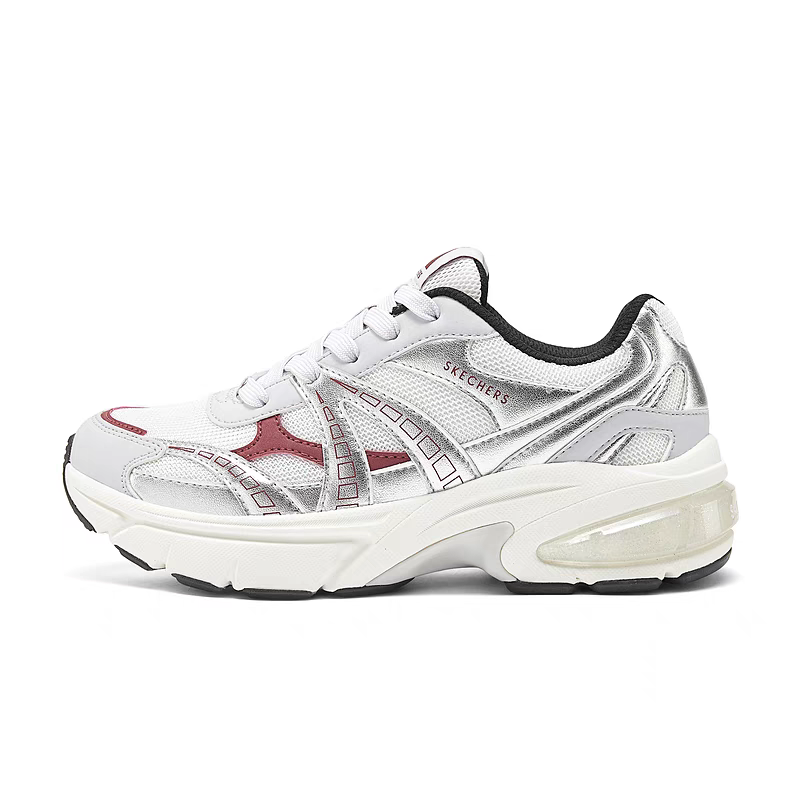 Skechers Low Top Chunky Sneakers Women's Silver Gray