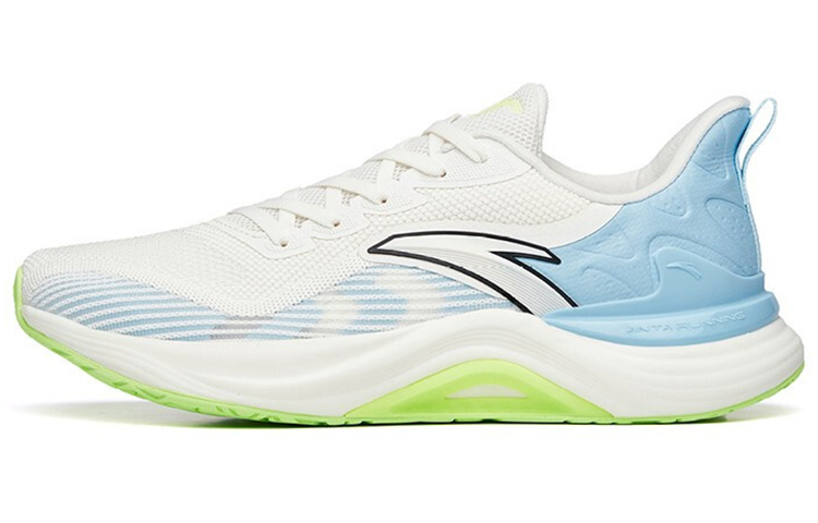 Anta 2.5 Breathable Lightweight Low-Top Running Shoes Men's White Blue