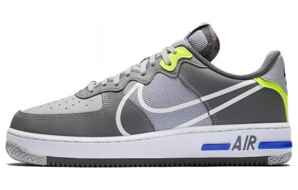 Nike Air Force 1 React Wolf Grey Men's