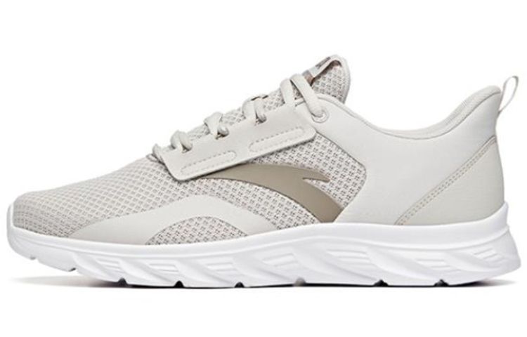 Anta Abrasion Resistant Breathable Low Top Running Shoes Men's Shade 1 Gray