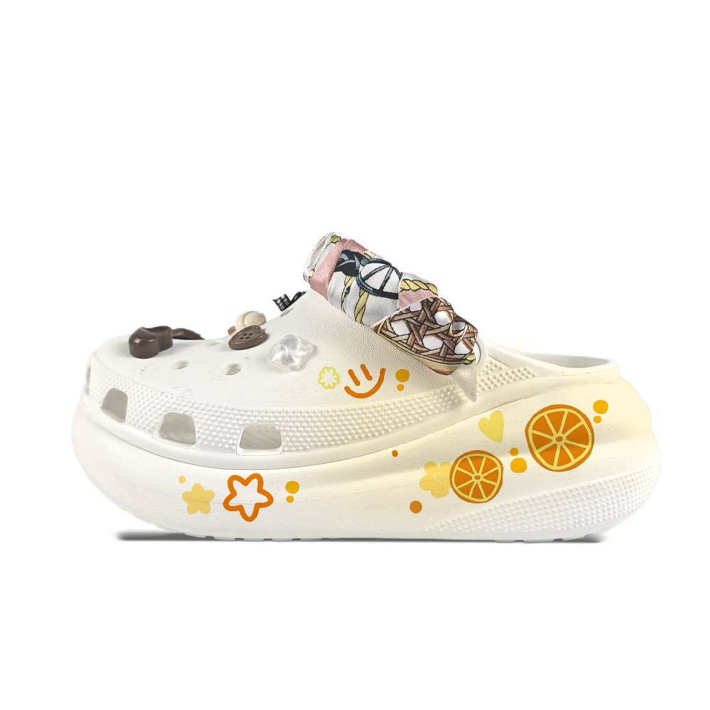 Crocs Crush Clog Clogs Unisex White