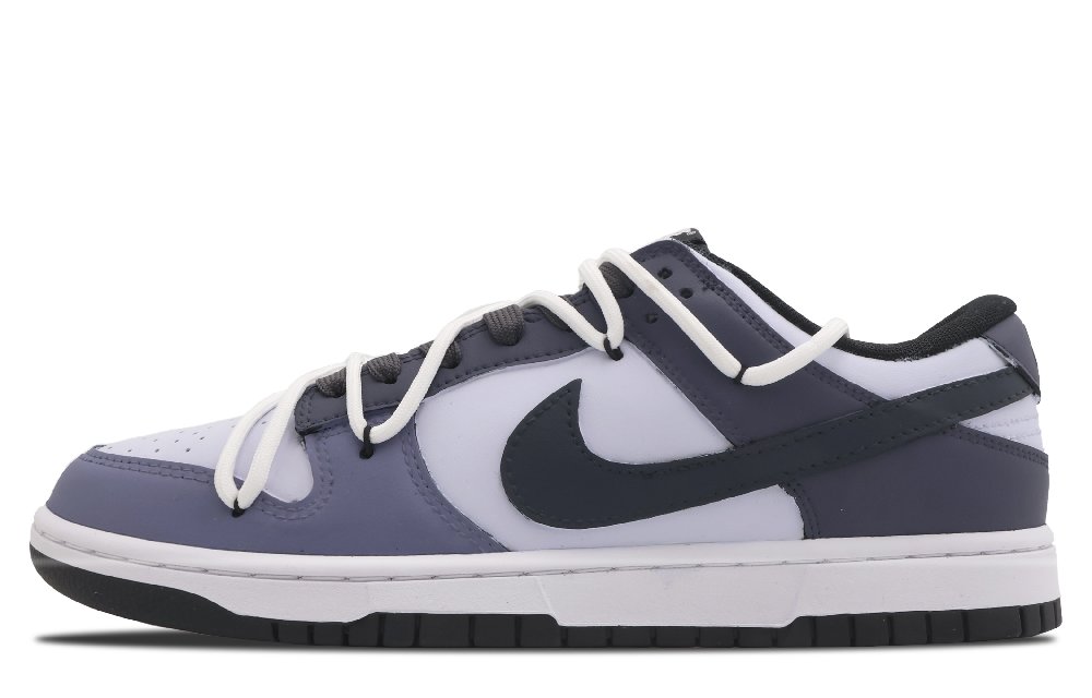 Nike Dunk Low-Top Skateboard Shoes GS Sea Mud Purple