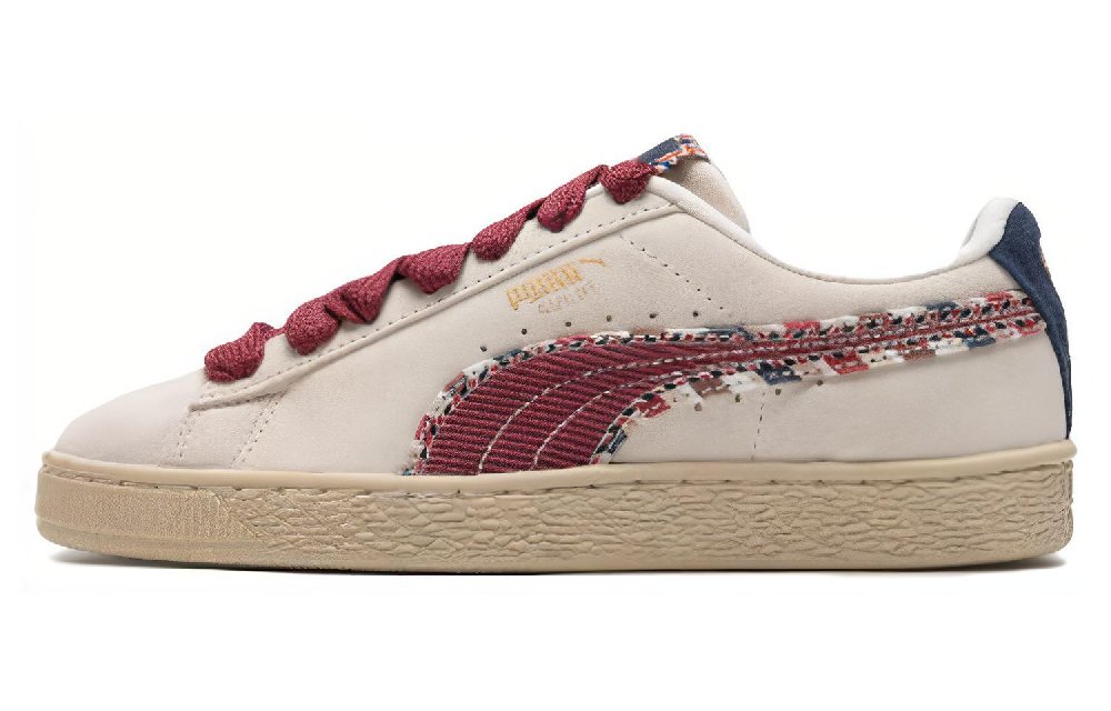 PUMA Suede Bz Fringe 'white Red Navy'