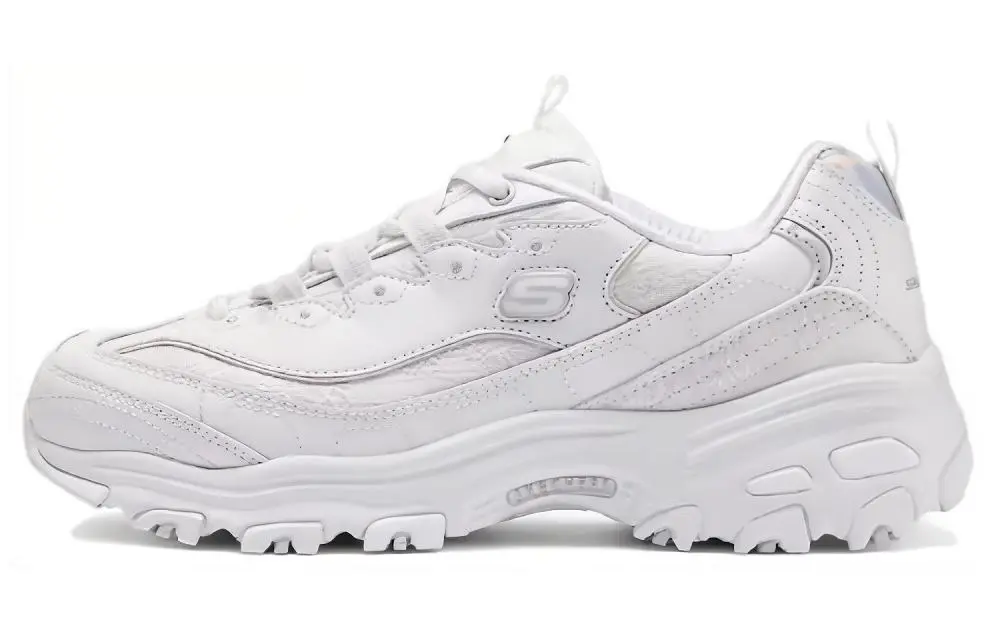 Skechers D'LITES 1.0 Cushioning, Wear Resistant Low top Casual Shoes Women's White