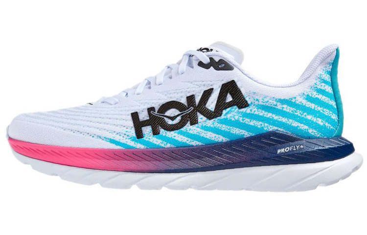 HOKA ONE ONE Mach 5 'White Scuba Blue' Women's
