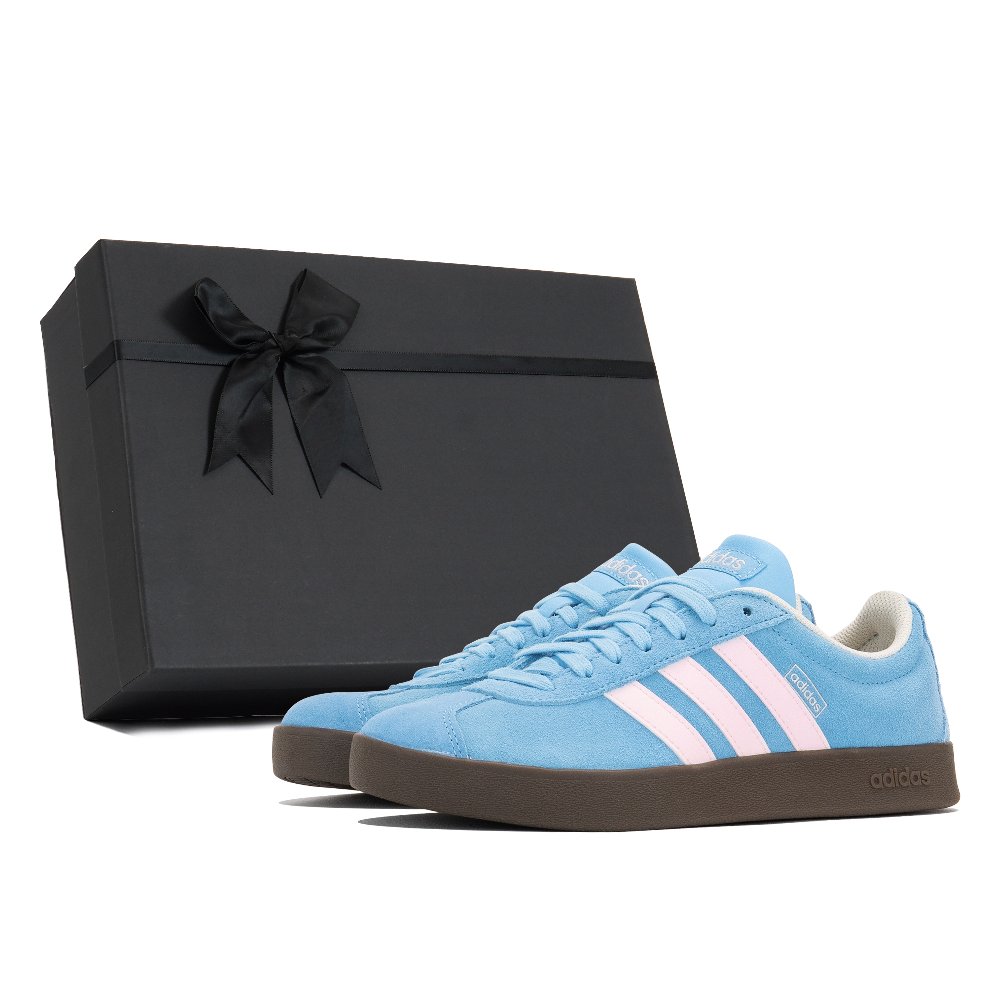 Adidas Vl Court Classic Lemon Anti-Slip Wear-Resistant And Impact-Resistant Low-Top Skateboard Shoes Unisex Blue